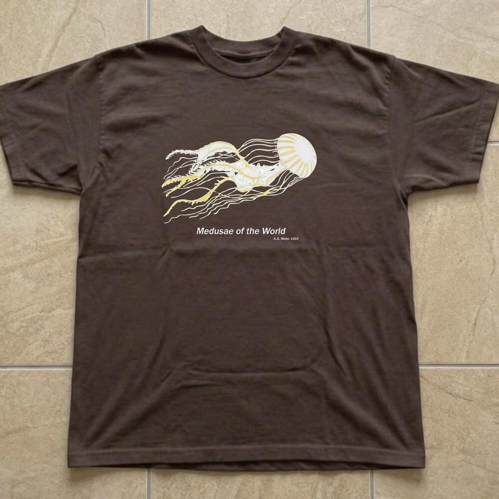 Brown Jellyfish Graphic Tee